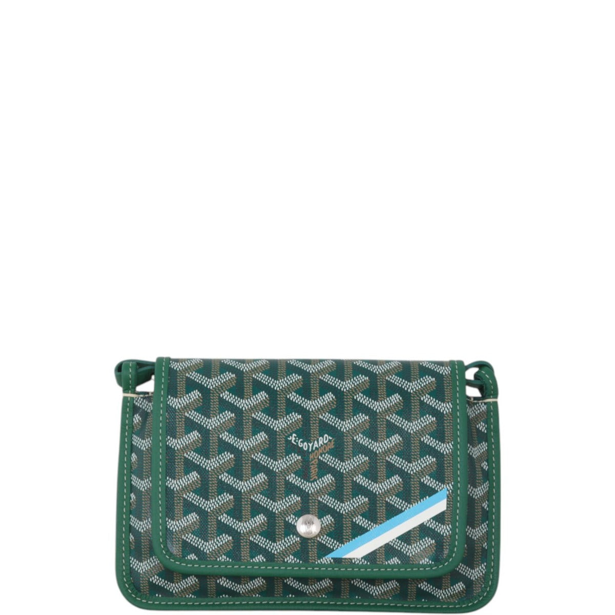 Goyard Plumet Pocket Wallet on Strap Goyardine
