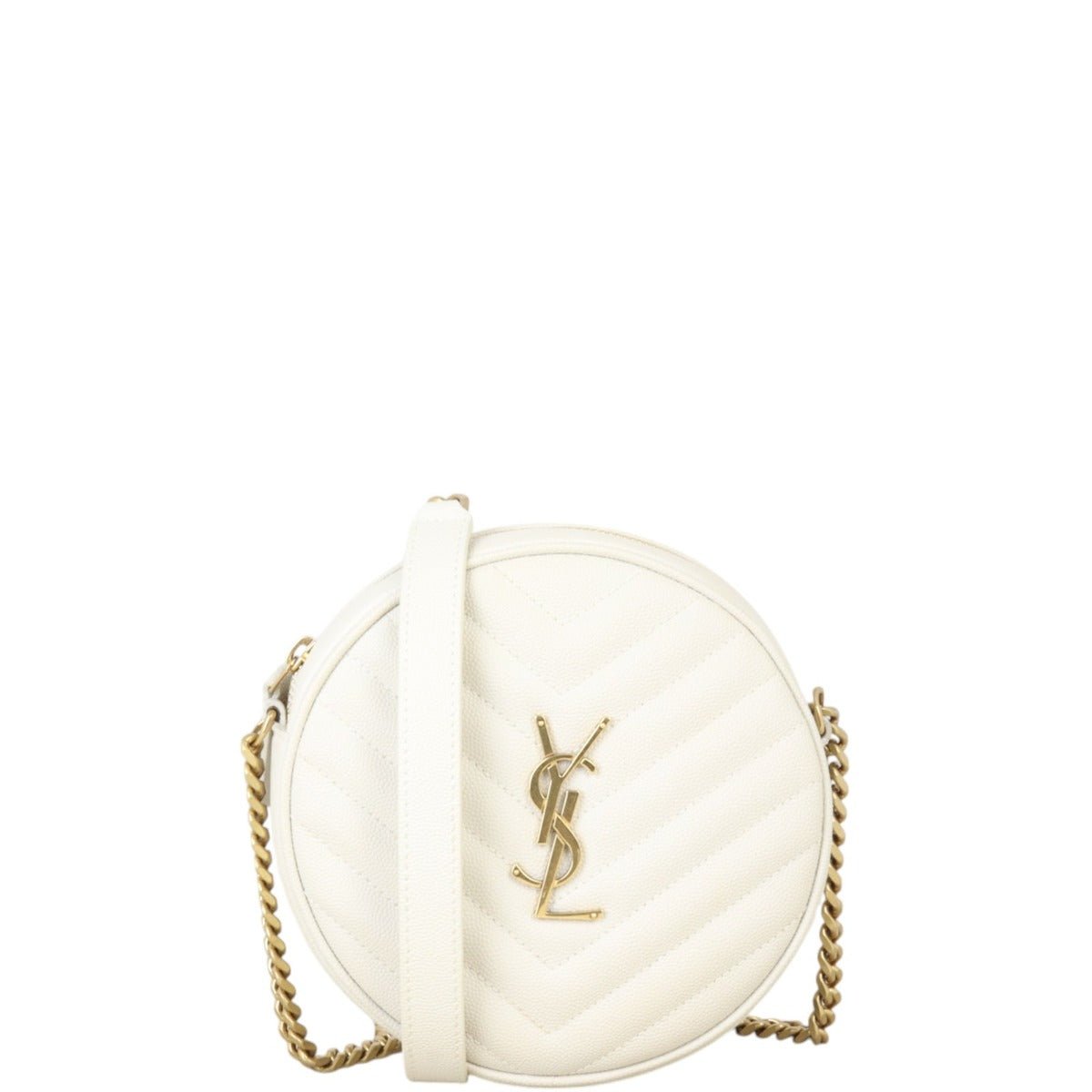 Saint Laurent Vinyle Round Camera Bag