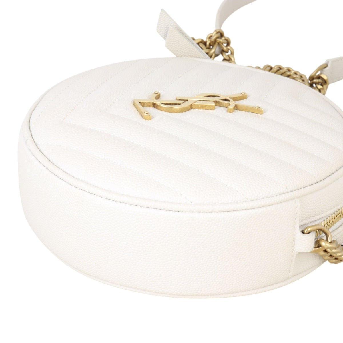 Saint Laurent Vinyle Round Camera Bag