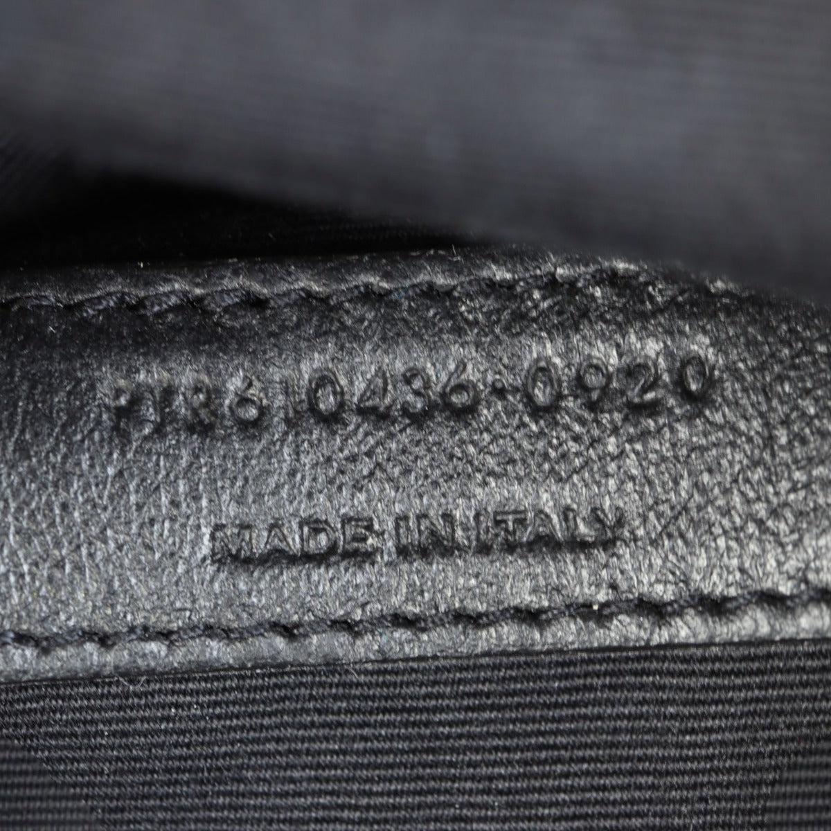 Saint Laurent Vinyle Round Camera Bag