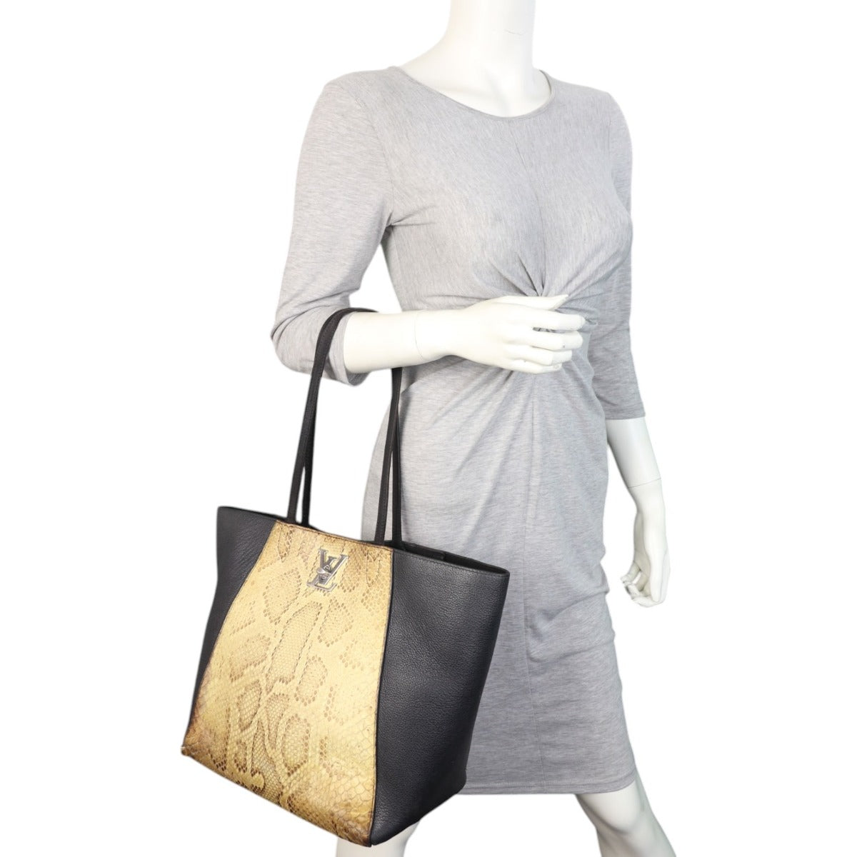 Louis Vuitton Lockme Cabas Python