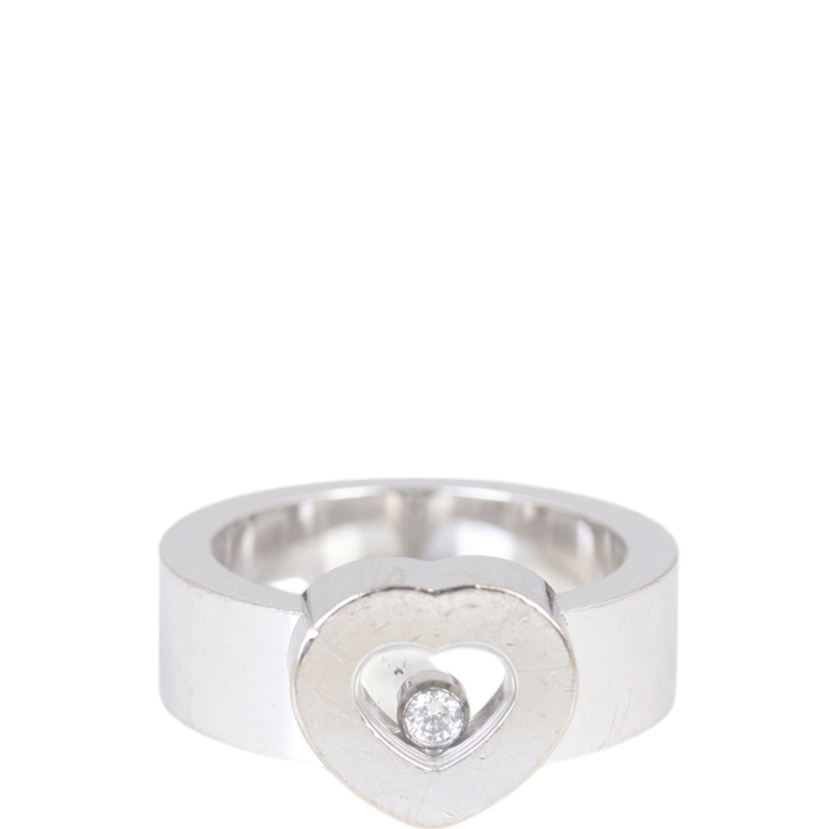 Chopard Happy Diamonds Heart 18k White Gold Ring