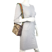 Gucci GG Jumbo Canvas Messenger Bag