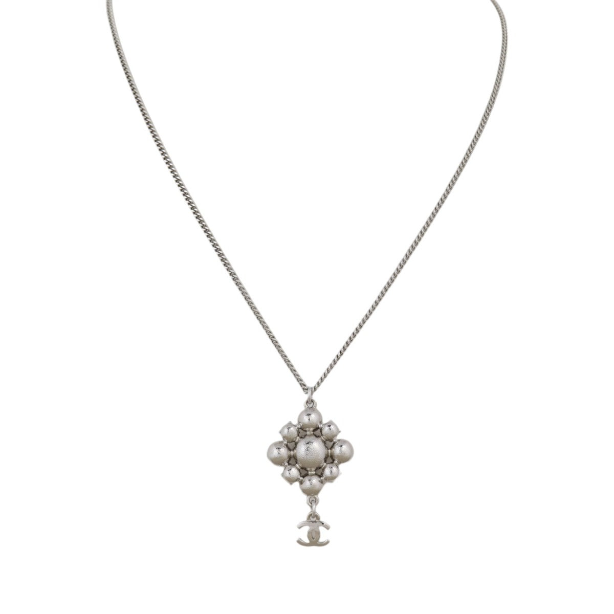 Chanel Crystal CC Pendant Necklace