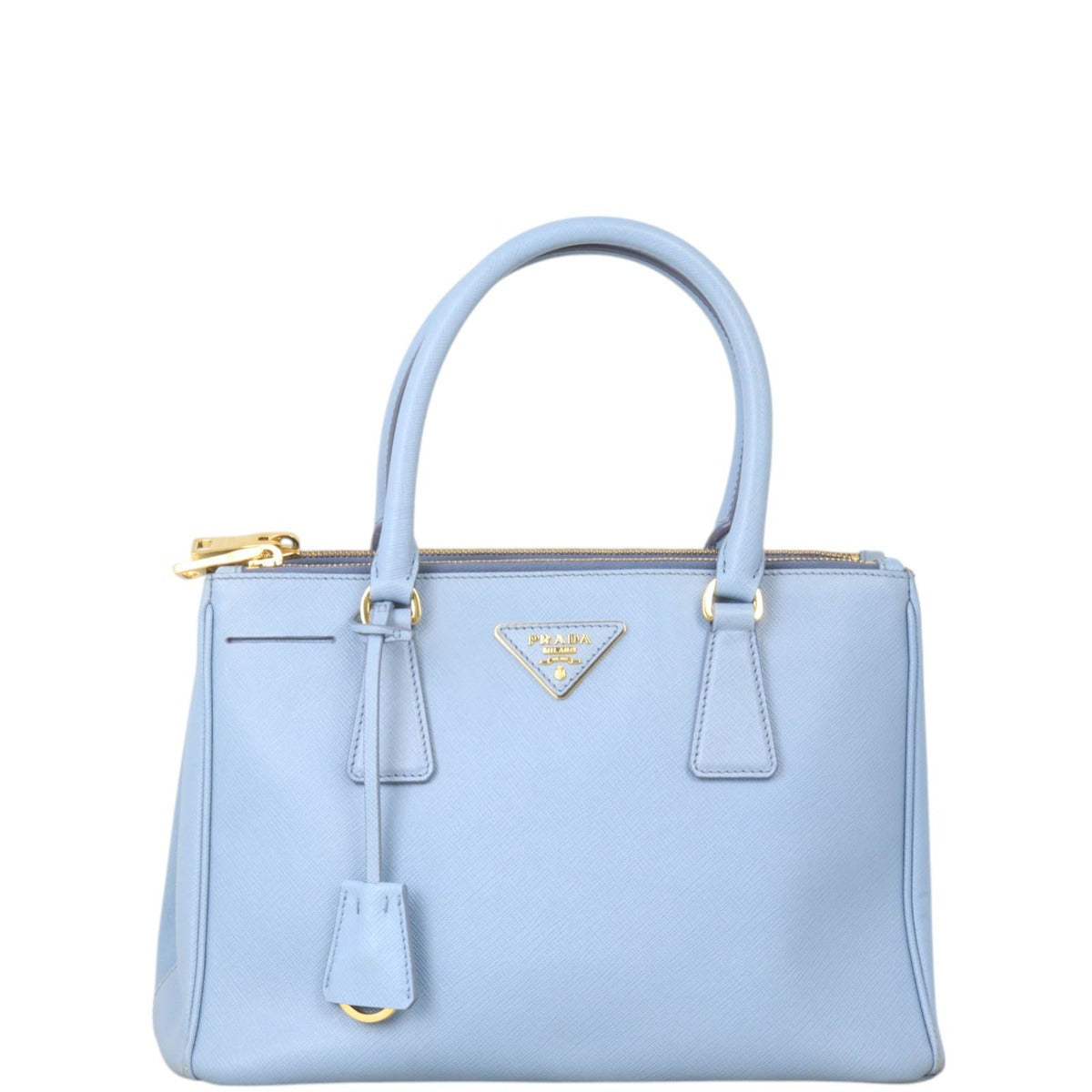 Prada Saffiano Lux Galleria Double Zip Tote Small