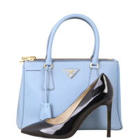 Prada Saffiano Lux Galleria Double Zip Tote Small