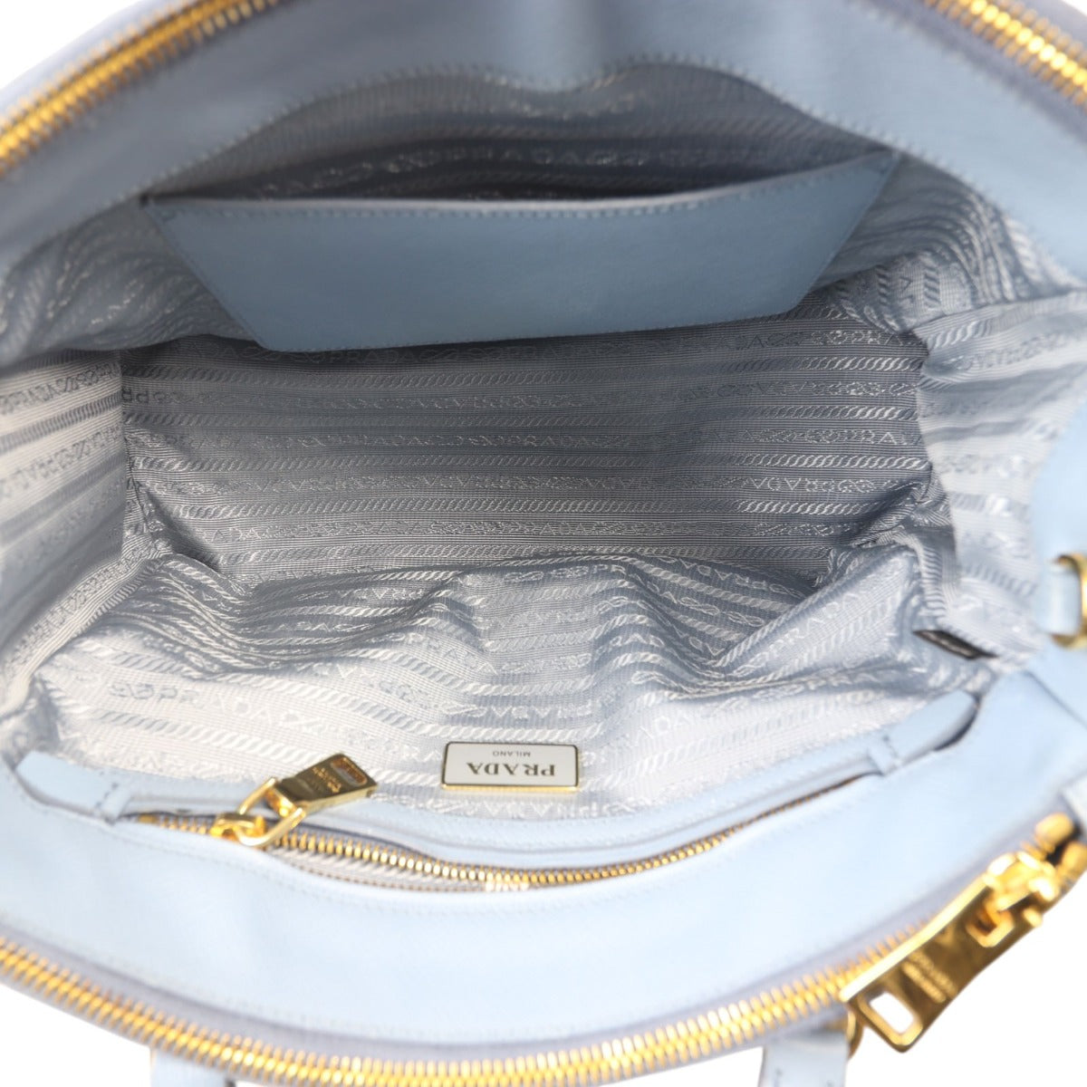 Prada Saffiano Lux Galleria Double Zip Tote Small