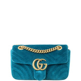 Gucci Marmont Velvet Mini Shoulder Bag