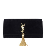 Saint Laurent Kate Tassel Clutch Suede