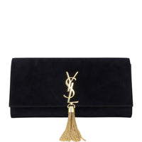Saint Laurent Kate Tassel Clutch Suede