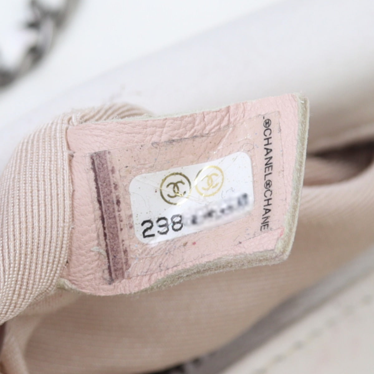 Chanel Written in Chain Hobo