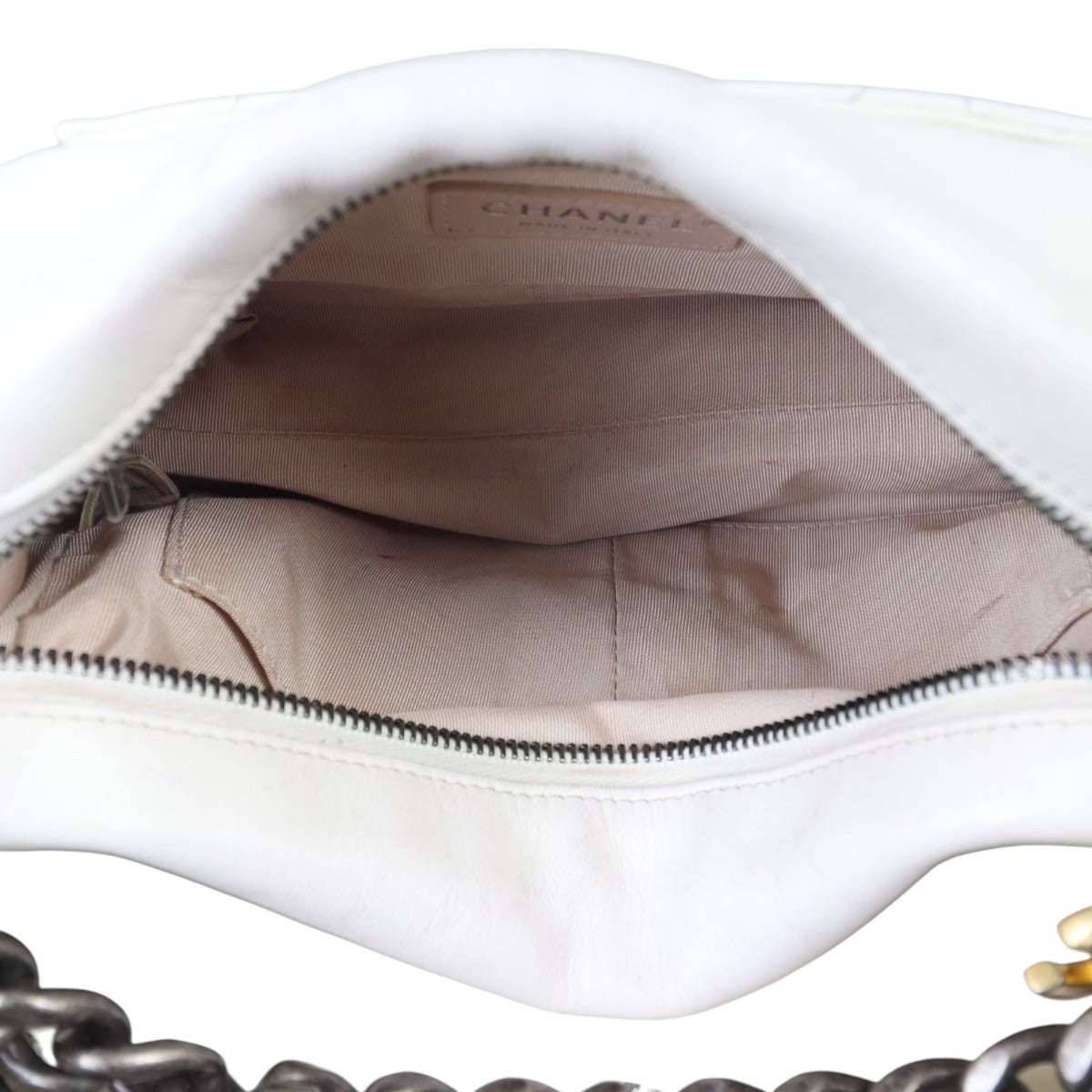 Chanel Written in Chain Hobo