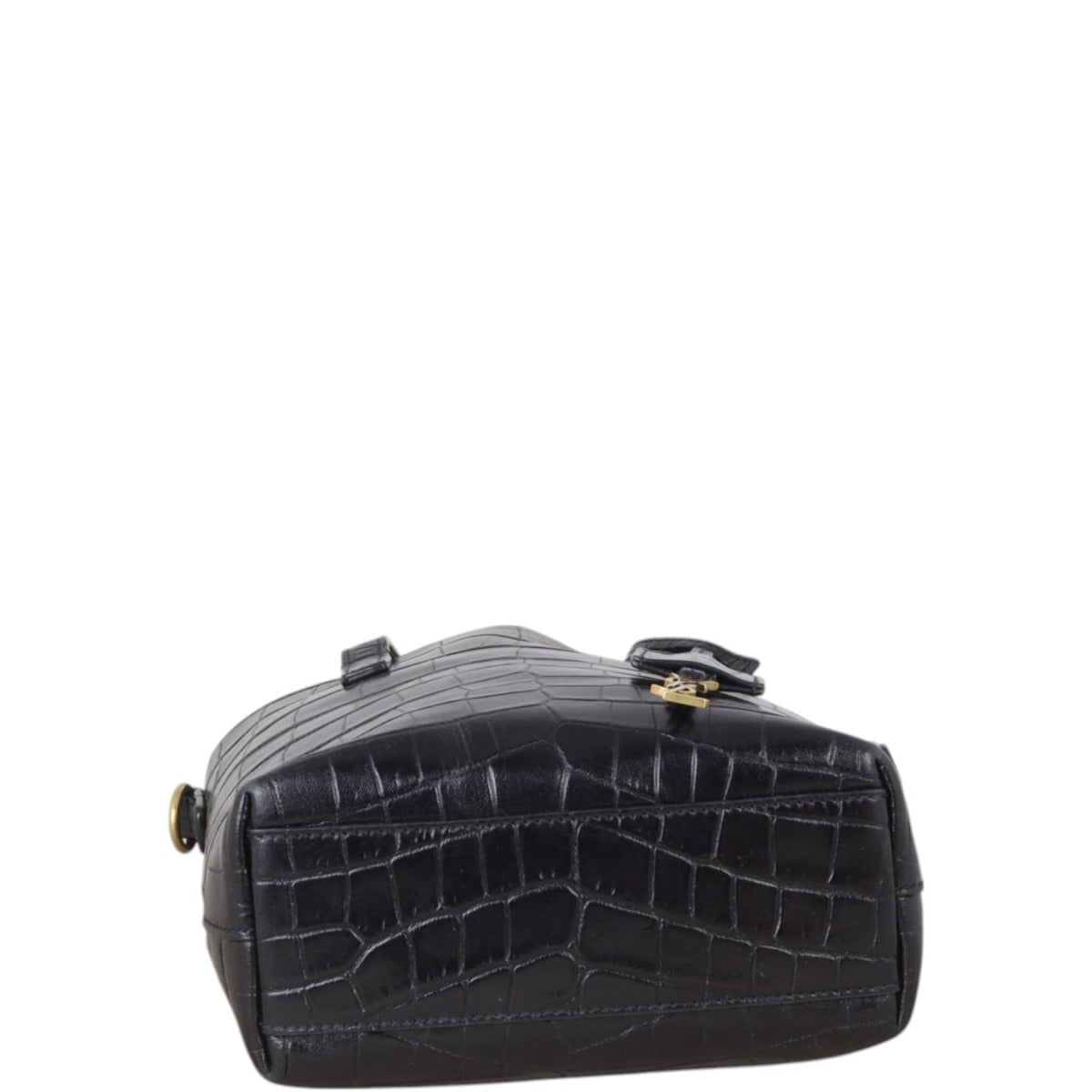 Saint Laurent Toy Shopping Tote Croc-embossed