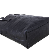 Saint Laurent Toy Shopping Tote Croc-embossed