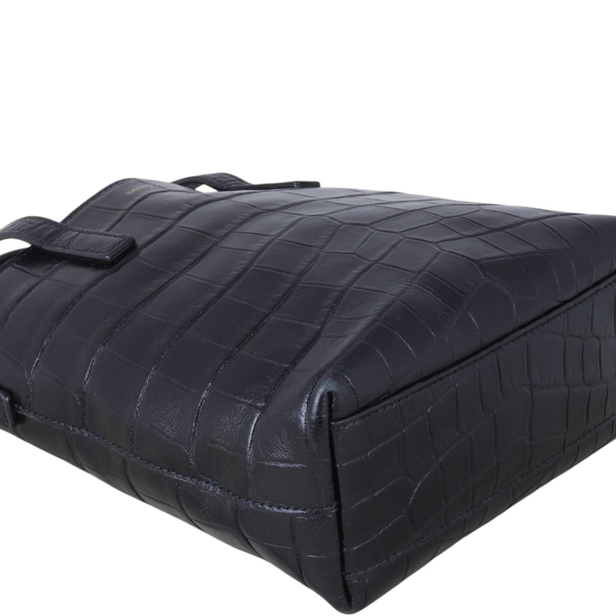 Saint Laurent Toy Shopping Tote Croc-embossed