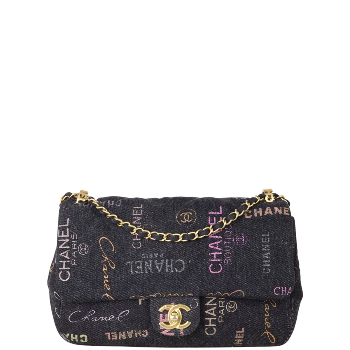 Chanel Denim Mood Flap Bag Large