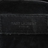 Saint Laurent Sunset Medium Croc-Embossed