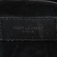 Saint Laurent Sunset Medium Croc-Embossed