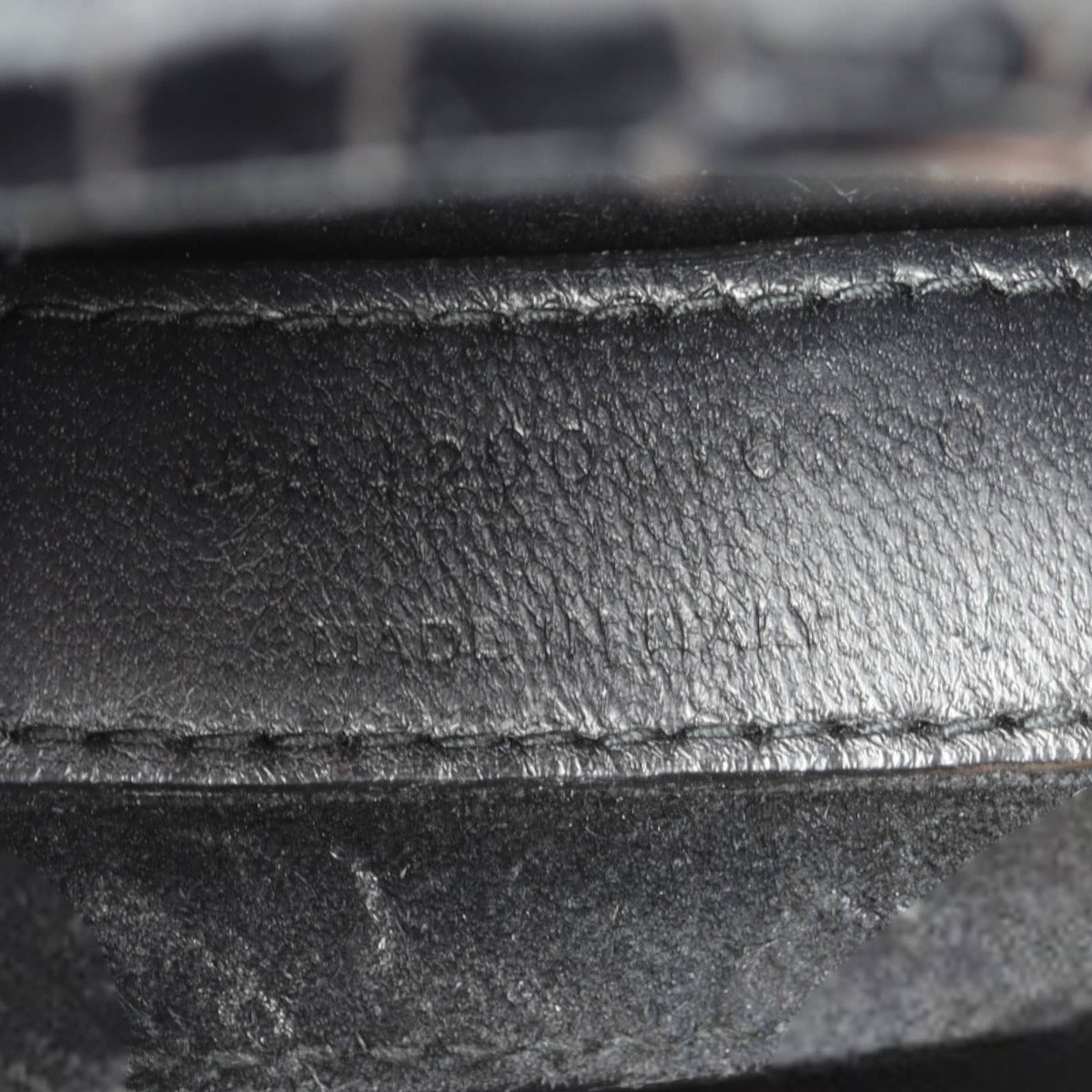 Saint Laurent Sunset Medium Croc-Embossed