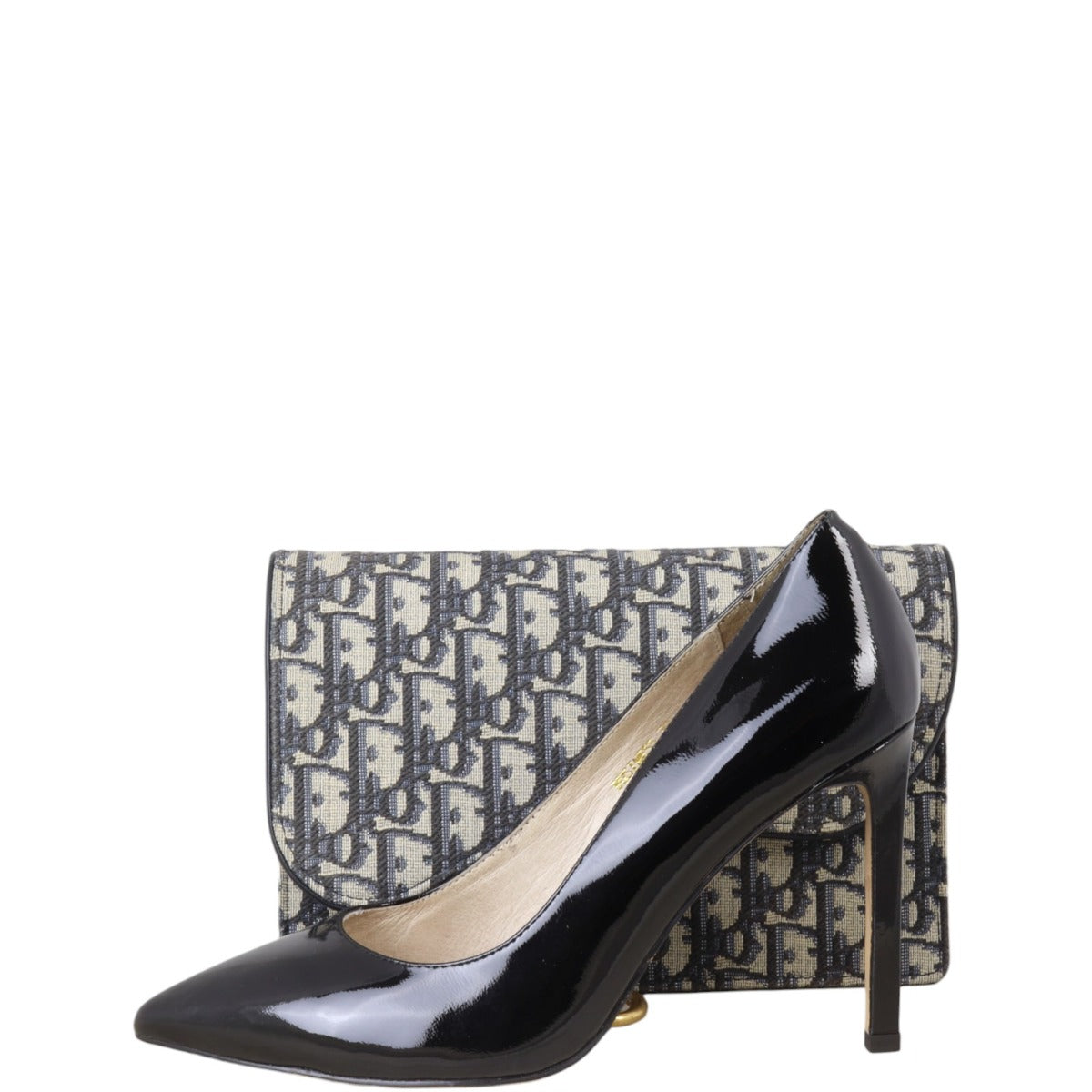 Dior Saddle Pouch Wallet on Chain Oblique