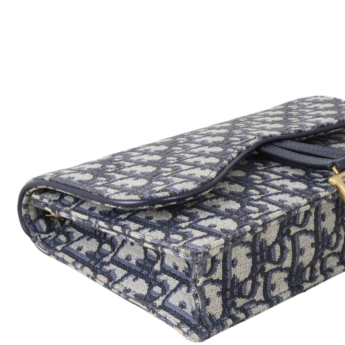 Dior Saddle Pouch Wallet on Chain Oblique