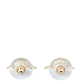 Chanel CC Flower Earrings