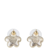 Chanel CC Flower Earrings