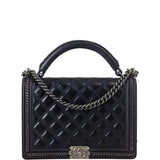 Chanel Boy Top Handle Paris-Rome Large