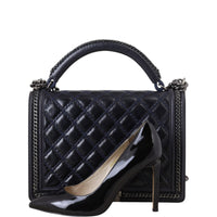 Chanel Boy Top Handle Paris-Rome Large