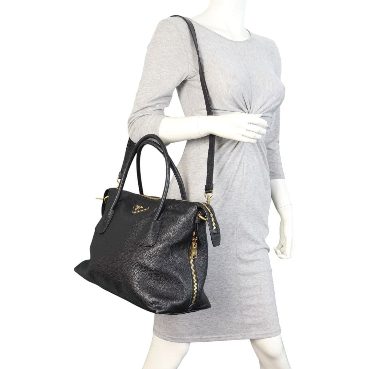 Prada Vitello Daino Tote