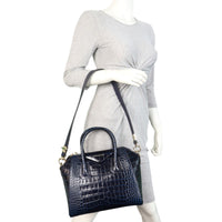 Givenchy Antigona Small Croc Embossed
