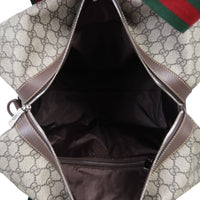 Gucci 10KTF GG Supreme Web Duffle Large