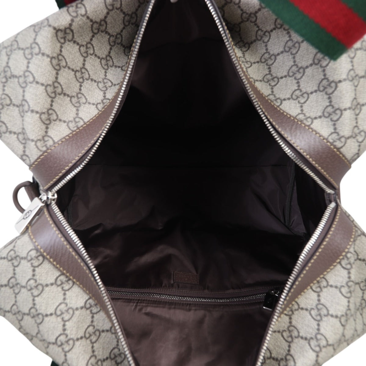 Gucci 10KTF GG Supreme Web Duffle Large