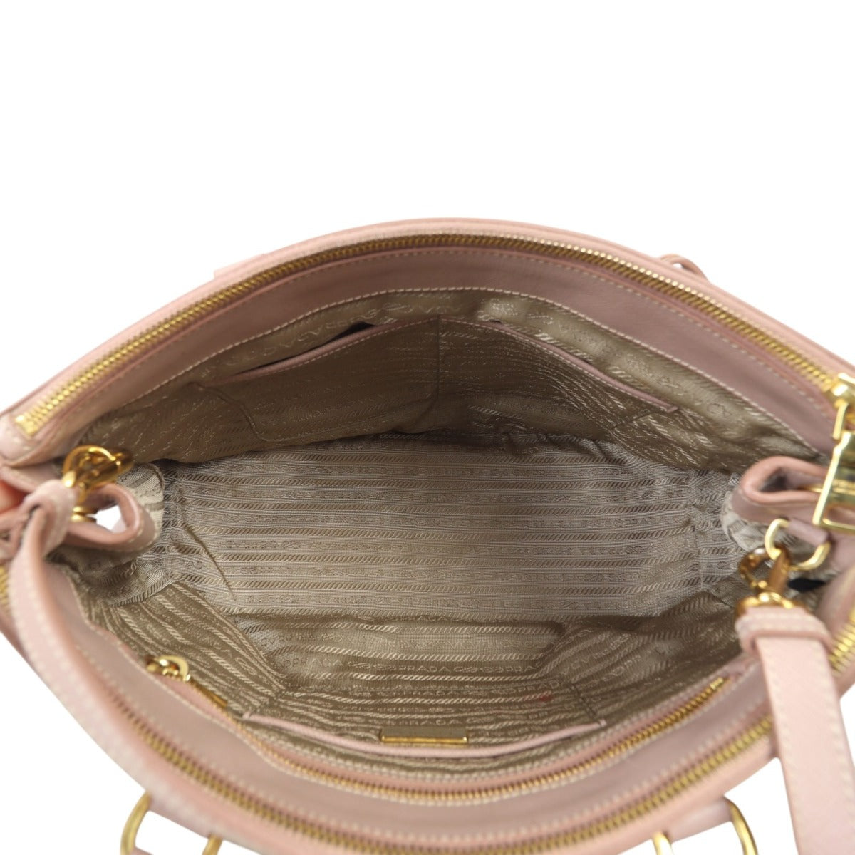 Prada Saffiano Lux Galleria Double Zip Tote Medium