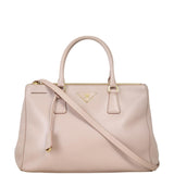 Prada Saffiano Lux Galleria Double Zip Tote Medium