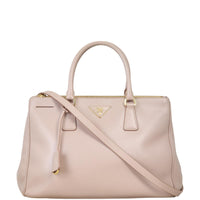 Prada Saffiano Lux Galleria Double Zip Tote Medium