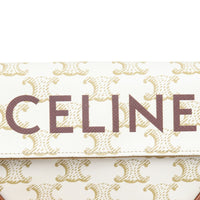 Celine Triomphe Triangle Crossbody Bag