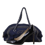 Chanel Denim Luxe Ligne Bowler