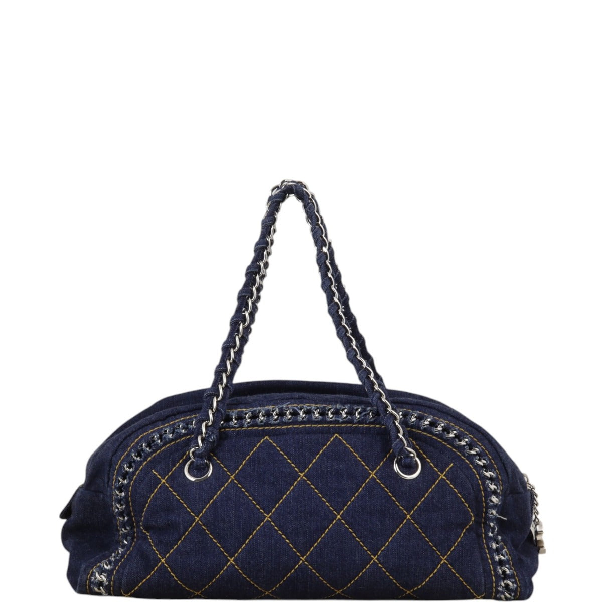Chanel Denim Luxe Ligne Bowler