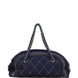Chanel Denim Luxe Ligne Bowler