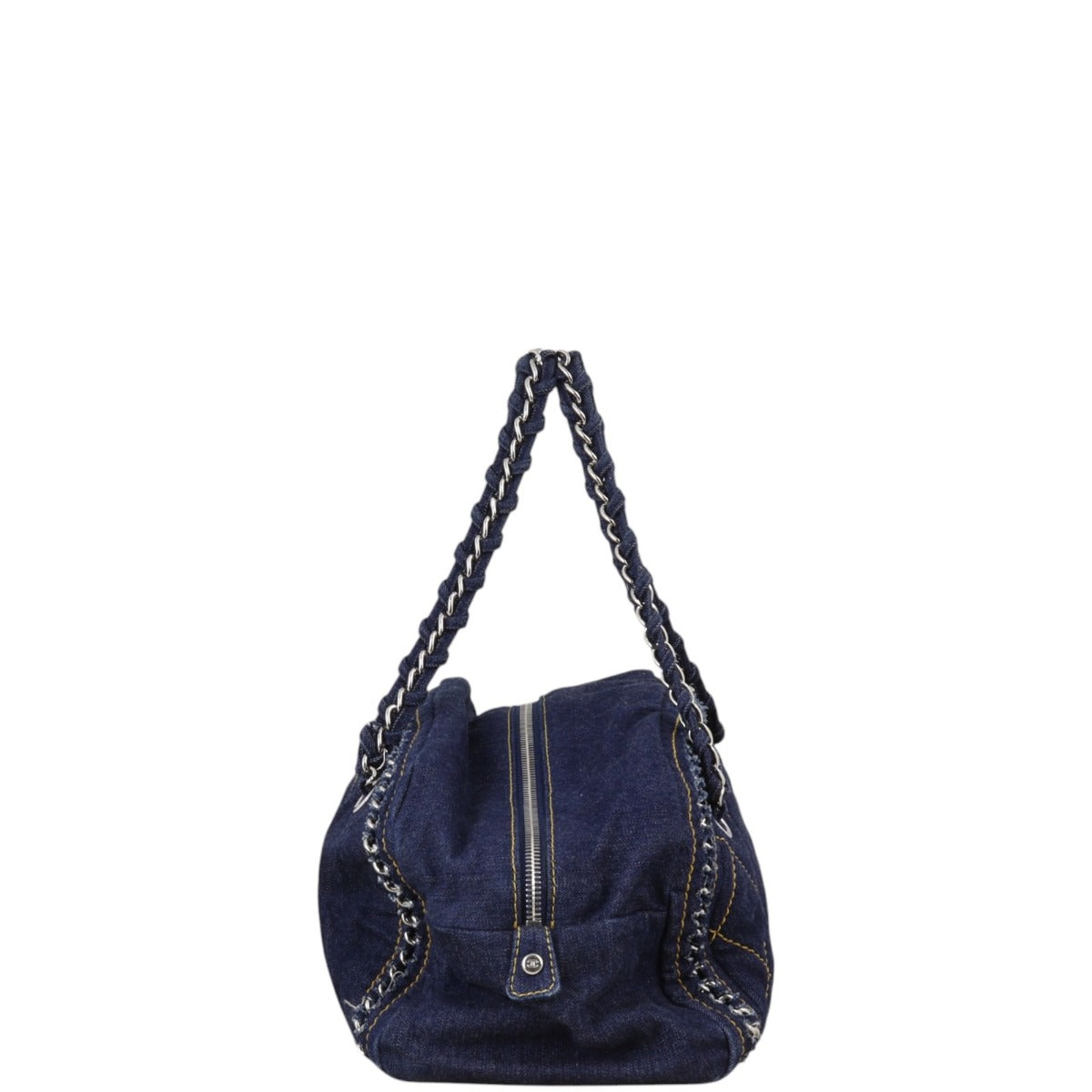 Chanel Denim Luxe Ligne Bowler