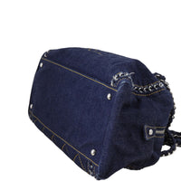 Chanel Denim Luxe Ligne Bowler