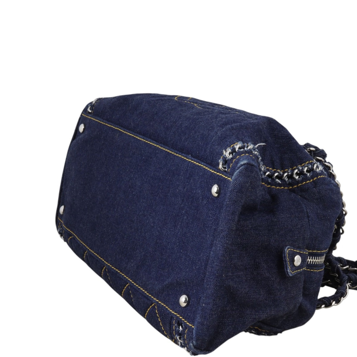 Chanel Denim Luxe Ligne Bowler
