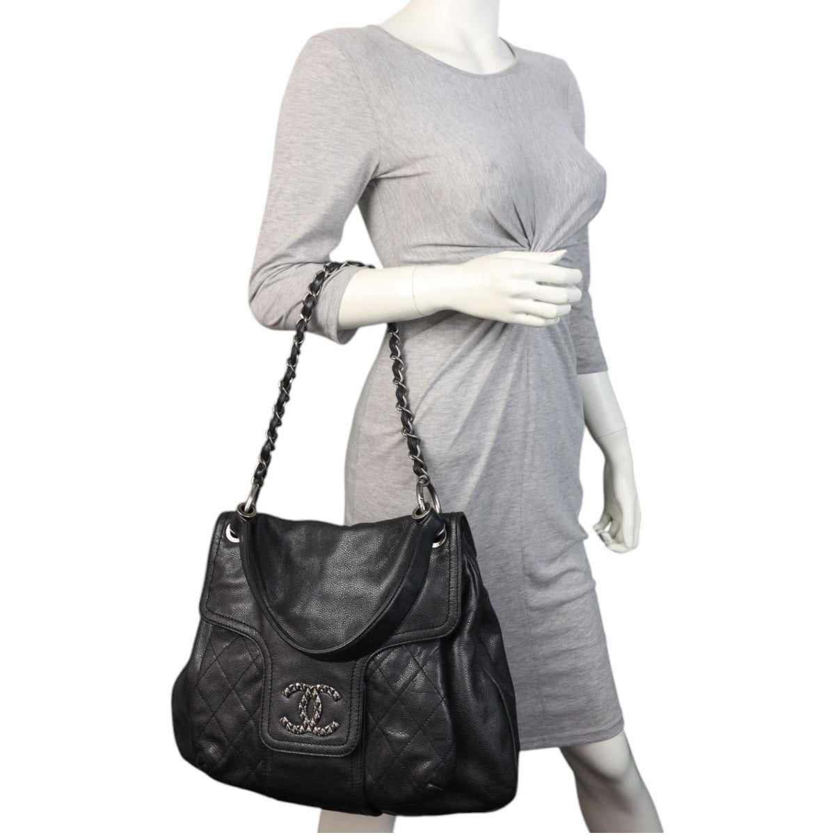 Chanel Coco Rider Flap Hobo Bag