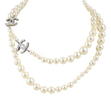 Chanel CC Pearl Long Necklace