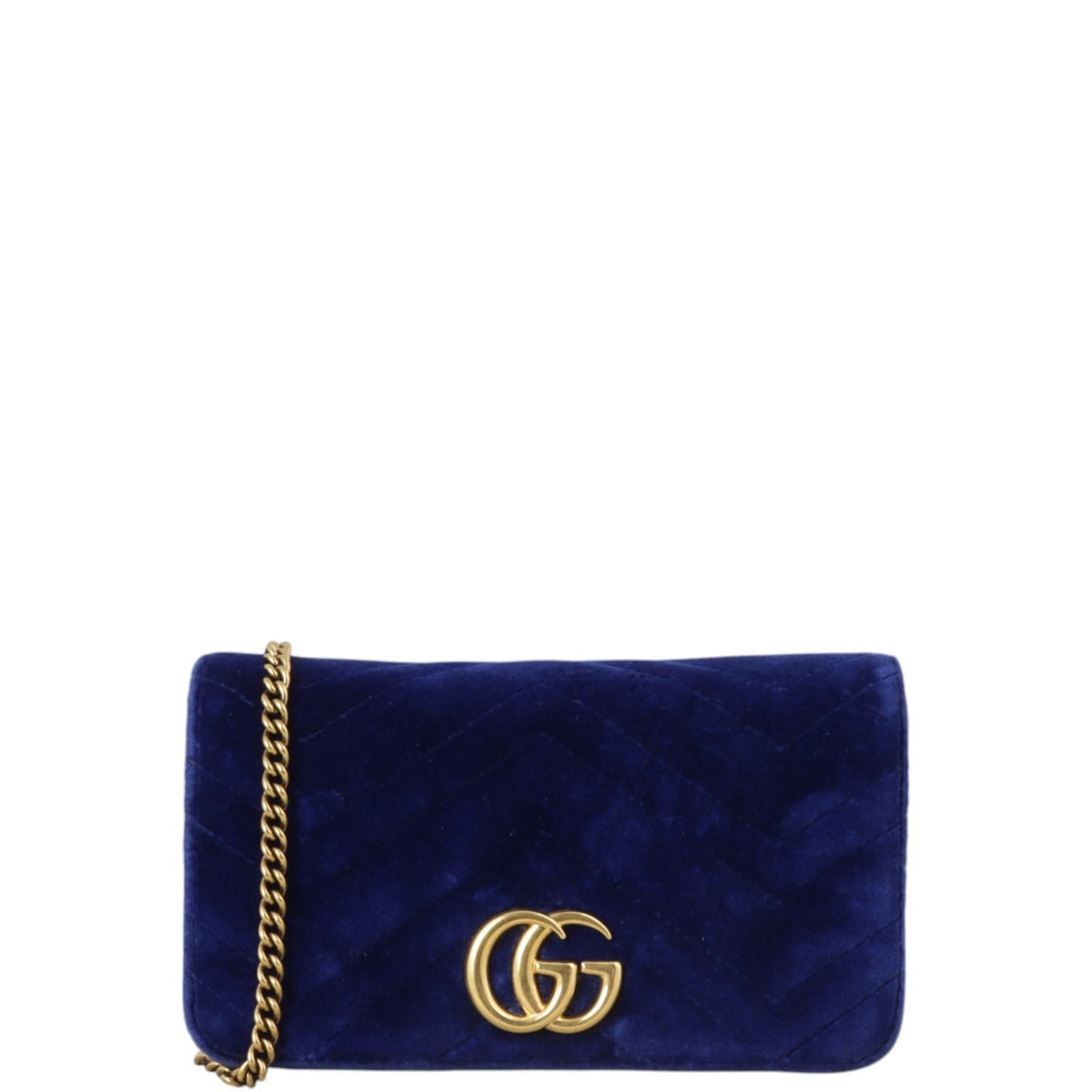 Gucci GG Marmont Velvet Super Mini Shoulder Bag