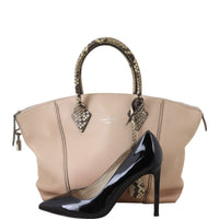 Louis Vuitton Soft LockIt MM Python