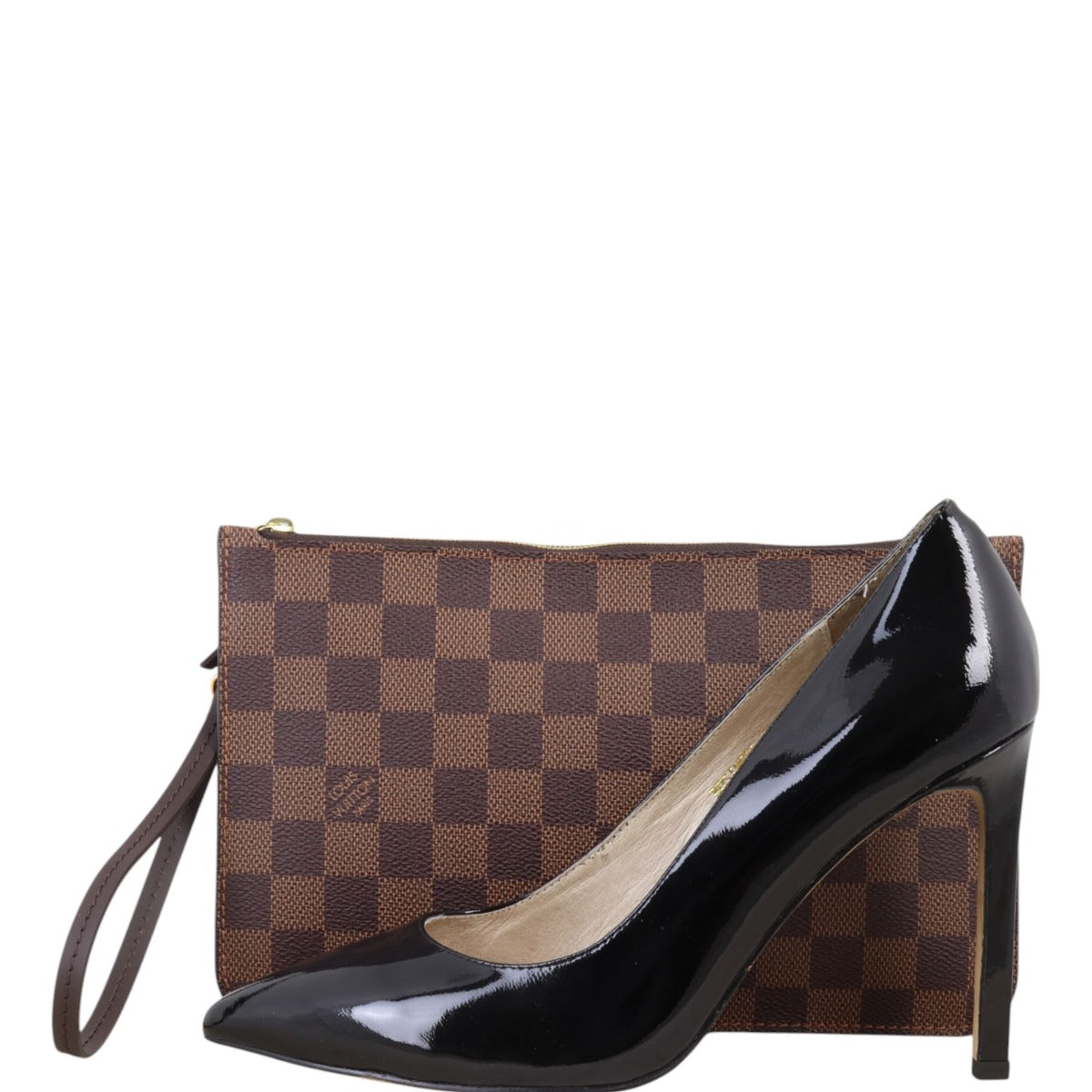 Louis Vuitton Neverfull Pochette Damier Ebene