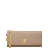 Prada Vitello Daino Wallet on Chain