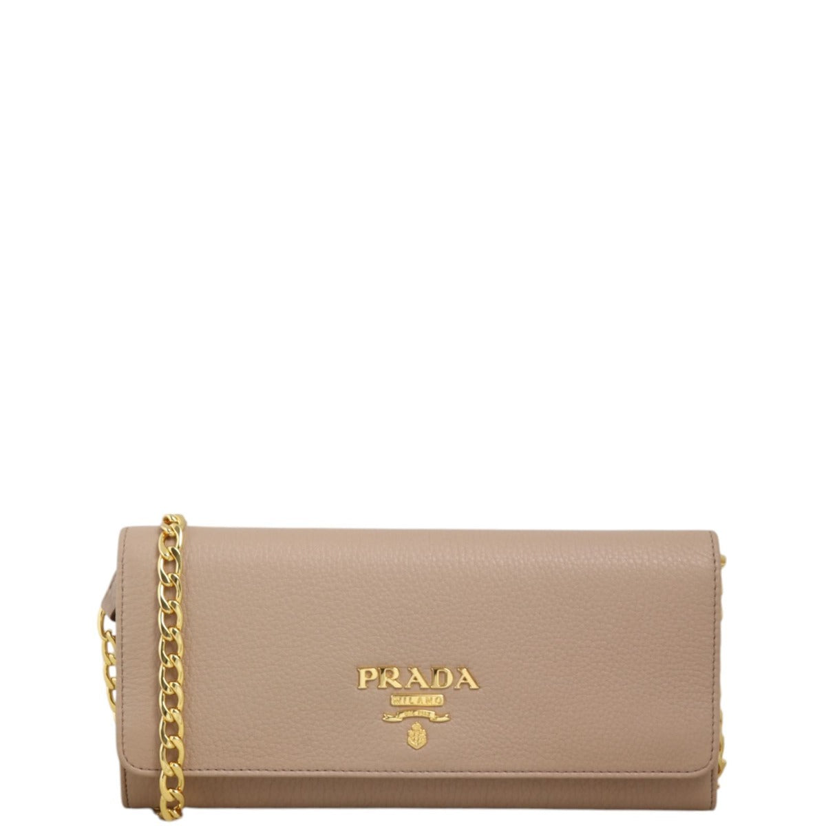 Prada Vitello Daino Wallet on Chain